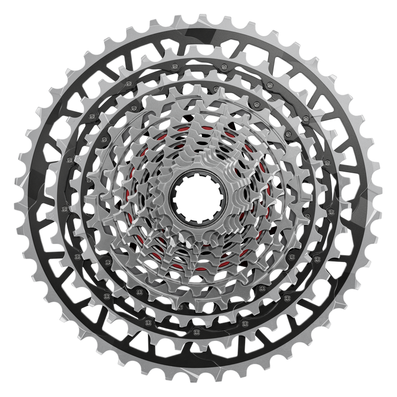 Load image into Gallery viewer, SRAM RED XPLR XG-1391 Cassette - 13-Speed, 10-46t, For XDR Driver, Black/Silver, E1