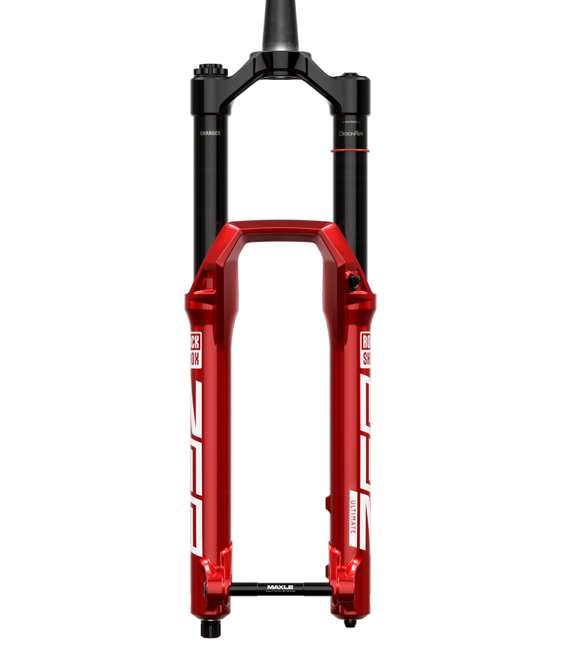 Load image into Gallery viewer, RockShox ZEB Ultimate A3 Suspension Fork, 27.5'', DebonAir+ W/ButterCups, 170mm, 1-1/8''-1.5'', 15x110mm TA, Rake: 44mm,