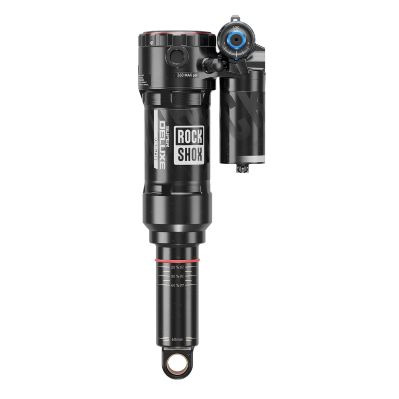Load image into Gallery viewer, RockShox Super Deluxe Ultimate C2 Rear Shock 190x45mm with DebonAir+ Springs, RC2T Damping, Rebound & Compression Adjustments, Hydraulic Bottom Out, Bearing Eyelet, for Santa Cruz Tallboy & Joplin Models