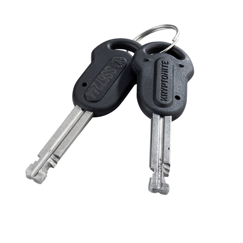 Load image into Gallery viewer, Kryptonite Krypto Series 2 Mini-7 U-Lock 3.25 x 7" Keyed Maroon w/ bracket