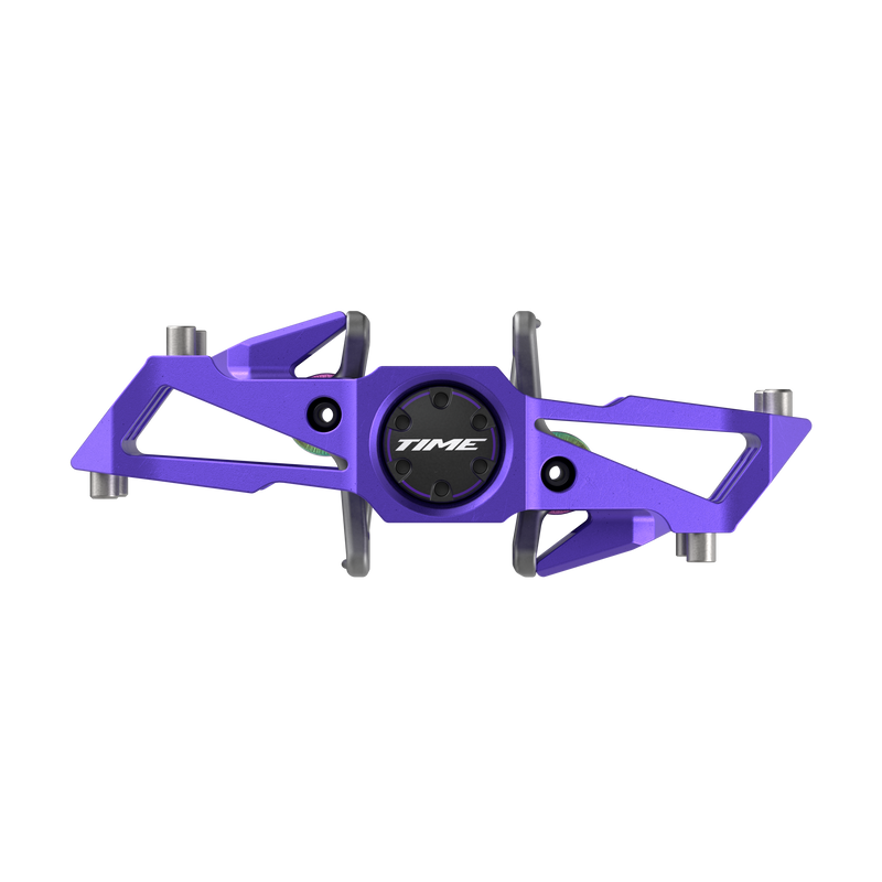 Load image into Gallery viewer, Time Speciale 10 Pedals - Dual Sided Clipless with Platform, Aluminum, 9/16", Purple, Large, B1