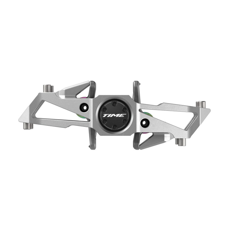 Load image into Gallery viewer, Time Speciale 10 Pedals - Dual Sided Clipless with Platform, Aluminum, 9/16", Raw, Large, B1