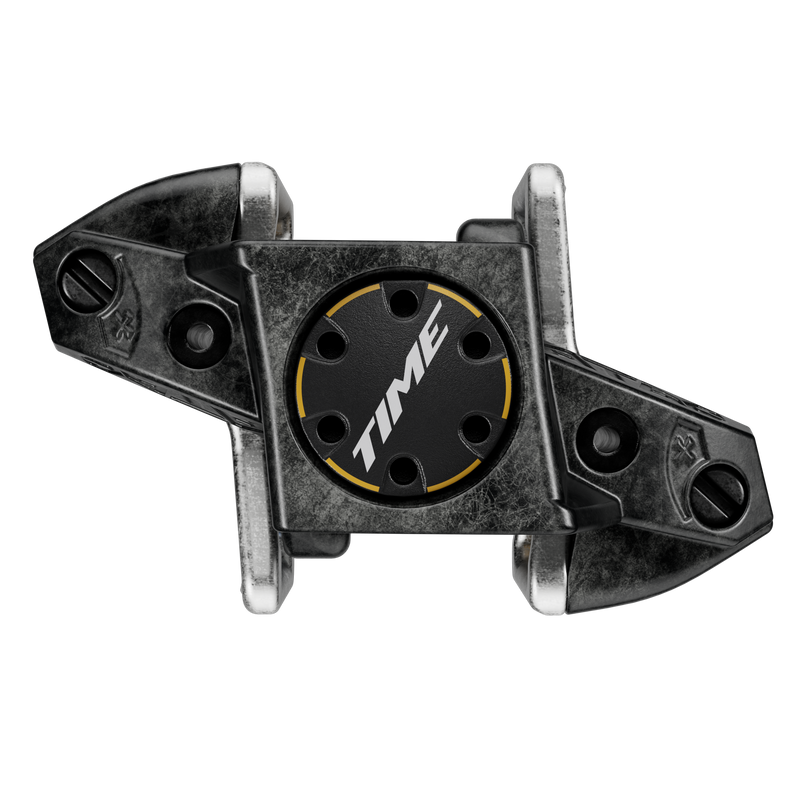 Load image into Gallery viewer, Time ATAC XC 12 Pedals - Dual Sided Clipless, Carbon, 9/16", Carbon/Gold, B1