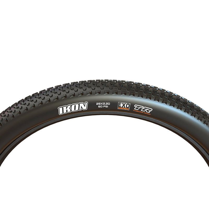 Load image into Gallery viewer, Maxxis Ikon SPEED/EXO/TR 26x2.2 Tubeless Folding TPI 60 Black/Black Reflective