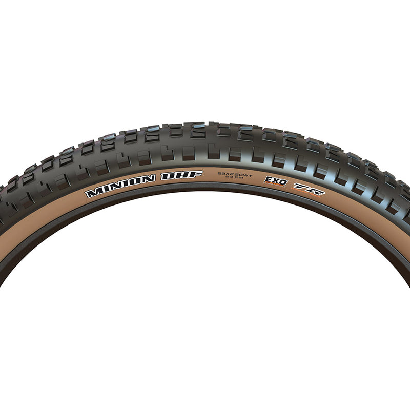Load image into Gallery viewer, Maxxis Minion DHF Tire Tubeless Folding Black/Dark Tan Dual EXO WT 29 x 2.5