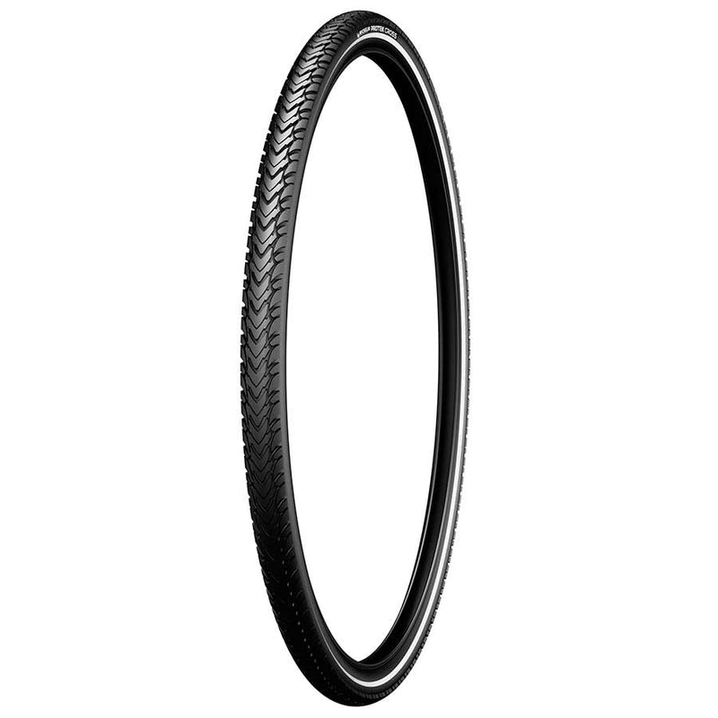Load image into Gallery viewer, Pack of 2 Michelin Protek Cross Tire 700 x 35 Clincher Wire Steel Black Touring Hybrid