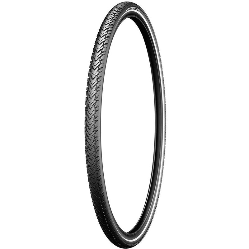 Load image into Gallery viewer, Pack of 2 Michelin Protek Cross Max Tire 700 x 32 Clincher Wire Black Touring Bike Hybrid