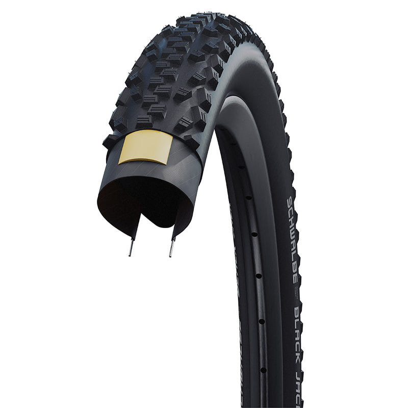 Load image into Gallery viewer, Schwalbe Black Jack Mountain Tire, 24''x2.10, Wire, Clincher, SBC, K-Guard, 50TPI, Black