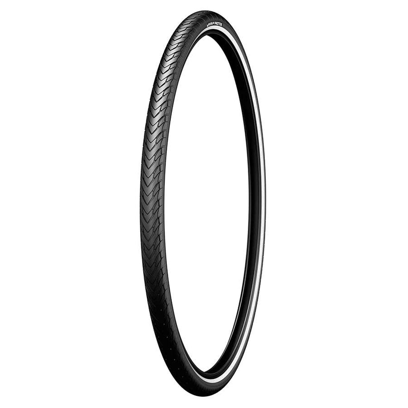 Load image into Gallery viewer, Pack of 2 Michelin Protek Tire 26 x 1.85 Clincher Wire Black Ebike Reflective Road