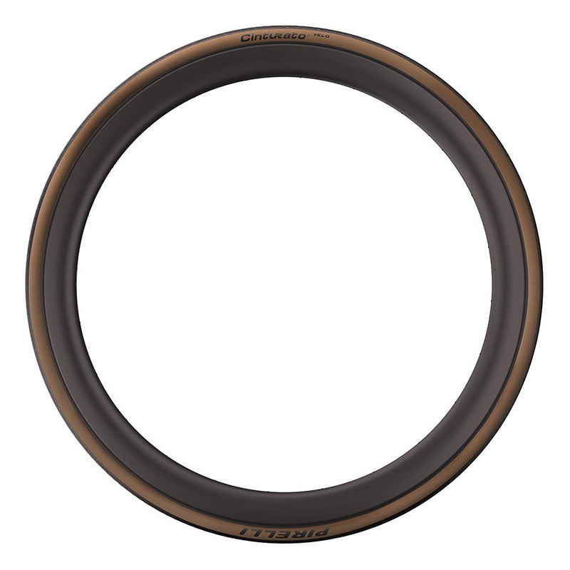 Load image into Gallery viewer, Pirelli Cinturato Velo TLR Road Tire, 700x26C, Folding, Tubeless Ready, SmartNET Silica, ArmourTech, 66TPI, Tanwall