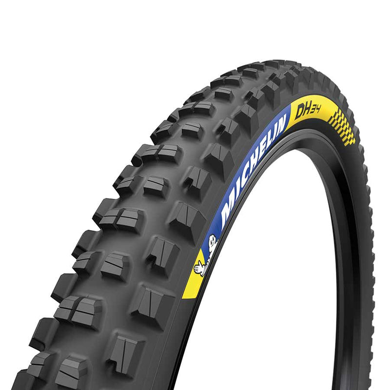 Load image into Gallery viewer, Michelin DH34 Tire 26''x2.40, Wire, Tubeless Ready, MAGI-X, Downhill Shield, 2x55TPI, Black