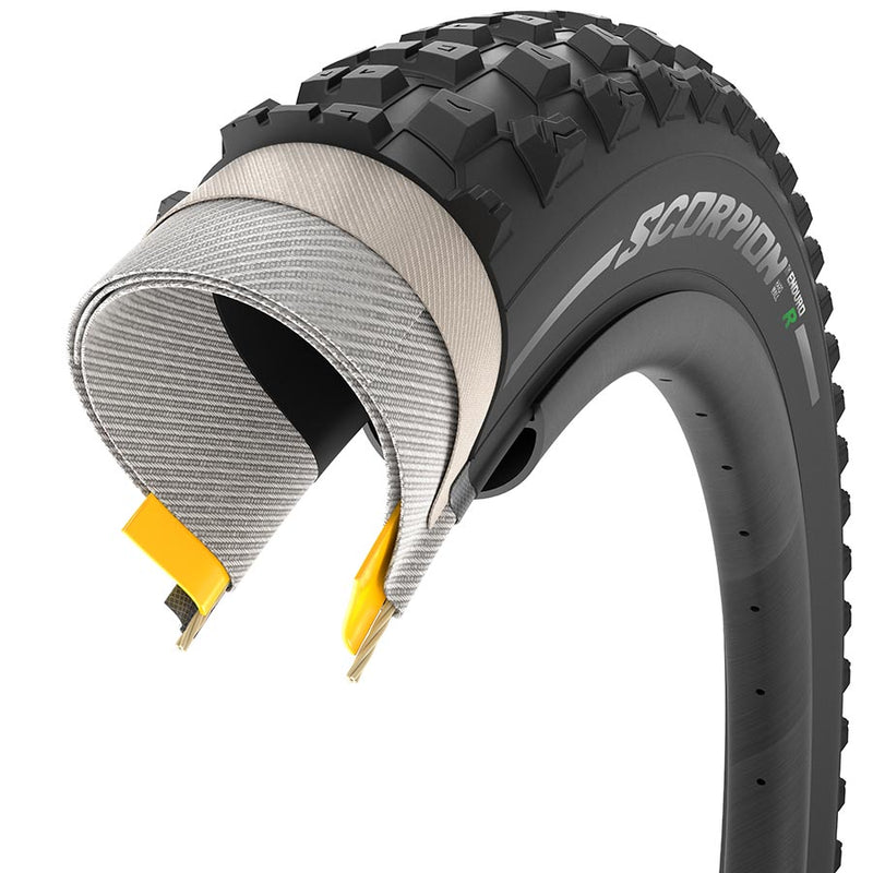 Load image into Gallery viewer, Pirelli Scorpion Enduro R Tire 29 x 2.6 Tubeless Folding Black Mountain Bike