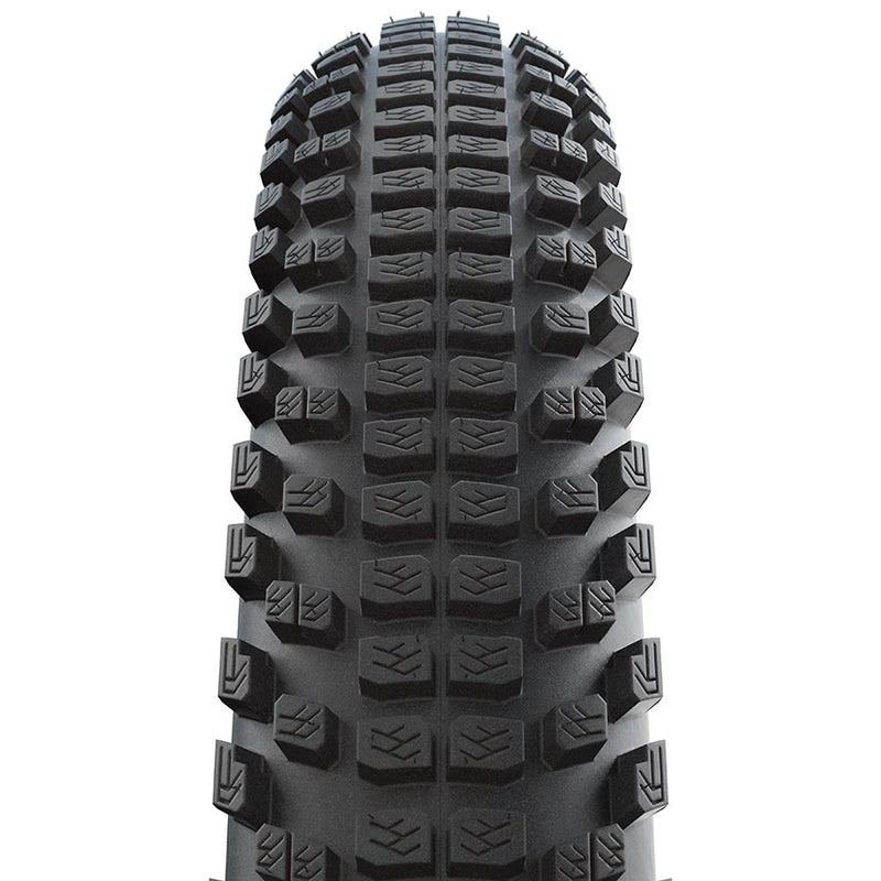 Load image into Gallery viewer, Schwalbe Johnny Watts Mountain Tire, 27.''x2.35, Wire, Clincher, Addix 4season, DD, GreenGuard, 67TPI, Black