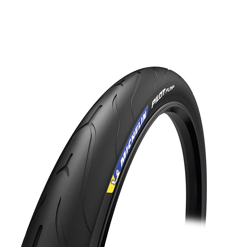 Load image into Gallery viewer, Michelin Pilot Pump 26 x 2.3 Tubeless Folding BMX Tire – High-Performance Speed-Optimized Slick Tire for Pump Track Racing, Lightweight 675g, 55TPI, Tubeless Ready, Black Cycling Gear