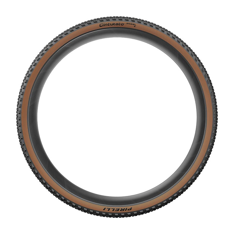 Load image into Gallery viewer, Pirelli Cinturato Gravel S Tire - 700 x 45, Tubeless, Folding, Black/Tan