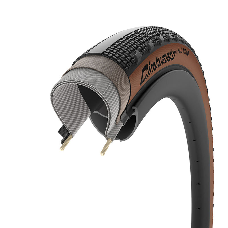 Load image into Gallery viewer, Pirelli Cinturato All Road Gravel Tire, 700x50C, Folding, Tubeless Ready, PROCompound Gravel, ProWALL Gravel, 60TPI,