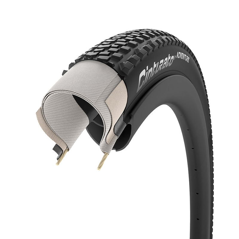 Load image into Gallery viewer, Pirelli Cinturato Adventure Gravel Tire, 700x50C, Folding, Tubeless Ready, PROCompound Gravel, ProWALL Gravel, 60TPI,
