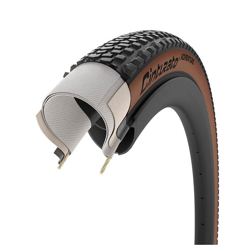 Load image into Gallery viewer, Pirelli Cinturato Adventure Gravel Tire, 700x50C, Folding, Tubeless Ready, PROCompound Gravel, ProWALL Gravel, 60TPI,