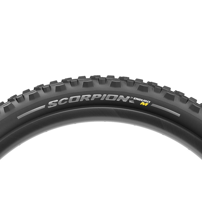 Load image into Gallery viewer, Pirelli Scorpion Enduro M Mountain Tire, 29x2.60, Folding, Tubeless Ready, SmartGRIP Gravity, HardWALL, 60TPI, Black