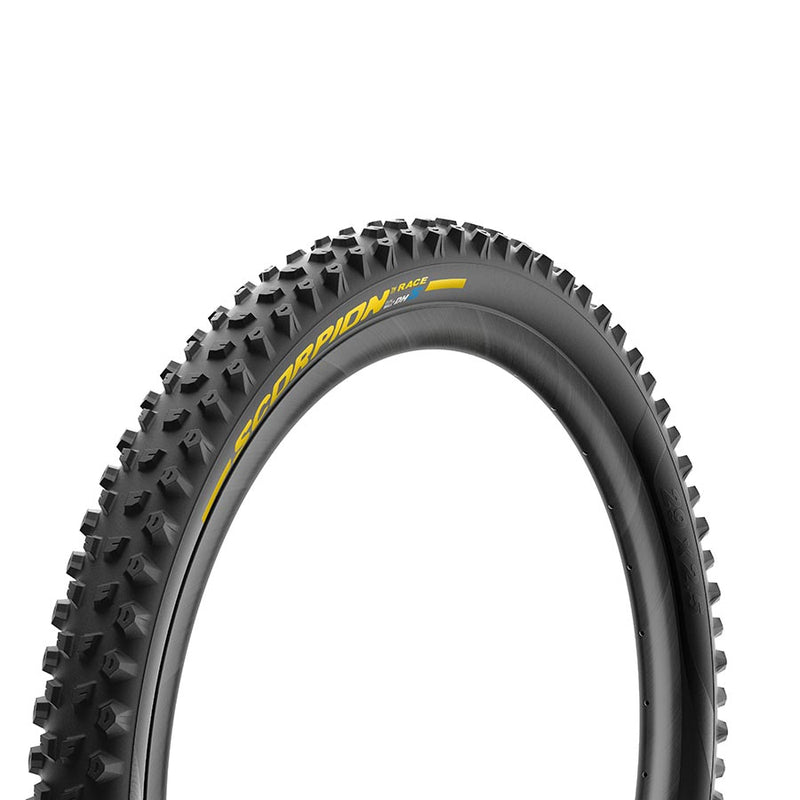 Load image into Gallery viewer, Pirelli Scorpion Race DH S Mountain Tire, 29"x2.50, Folding, Tubeless Ready, SmartEVO DH, DualWALL, 60TPI, Black