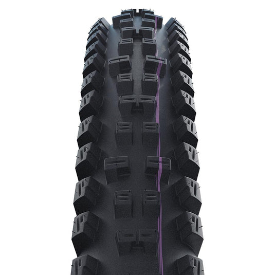 Schwalbe Tacky Chan Mountain Tire, 27.5"x2.40, Folding, Clincher, Addix Ultrasoft, Super Downhill, TL Easy, 2x67TPI,