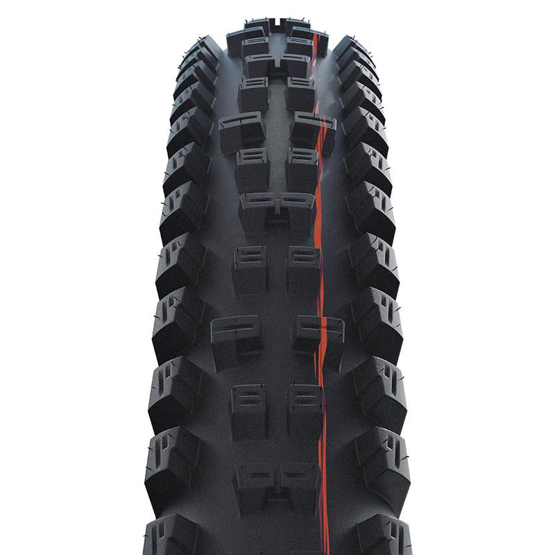 Load image into Gallery viewer, Schwalbe Tacky Chan Mountain Tire, 29&quot;x2.40, Folding, Clincher, Addix Soft, Super Trail, TL Easy, 67TPI, Black
