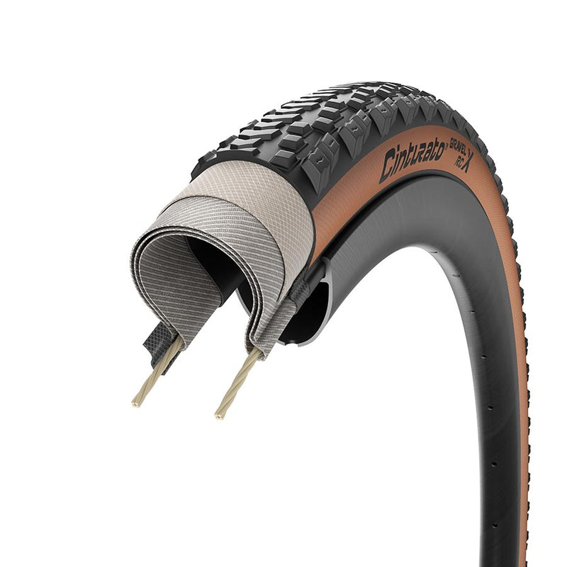 Load image into Gallery viewer, Pirelli Cinturato Gravel RCX TLR Tire - 700 x 40, Tubeless, Folding, Tan