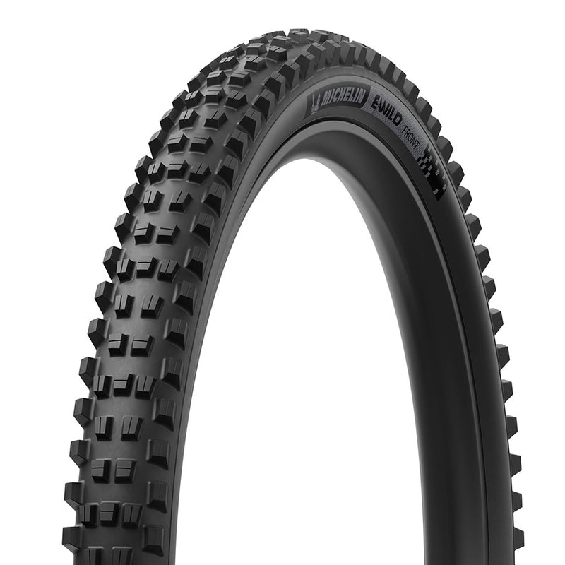 Load image into Gallery viewer, Michelin E-WILD RACING LINE Front, Mountain Tire, 29"x2.40, Folding, Tubeless Ready, MAGI-X, 4x55, Black