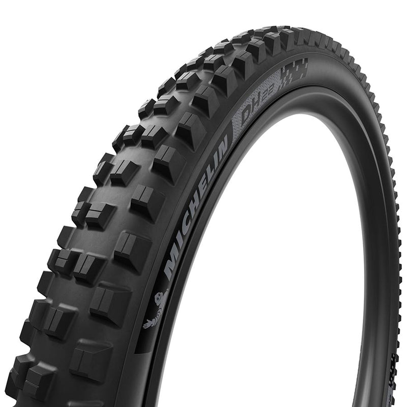 Load image into Gallery viewer, Michelin DH22 DARK Mountain Tire, 27.5''x2.40, Folding, Tubeless Ready, MAGI-X, Black