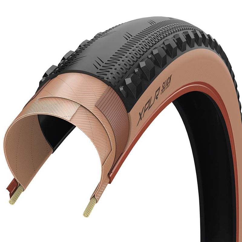 Load image into Gallery viewer, Zipp Goodyear XPLR Slick Gravel Tire, 700x40C, Folding, Tubeless Ready, Dynamic:UHP, M:Wall, Black