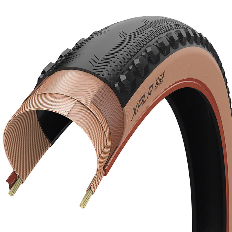 Load image into Gallery viewer, Zipp Goodyear XPLR Slick Gravel Tire, 700x45C, Folding, Tubeless Ready, Dynamic:UHP, M:Wall, Black