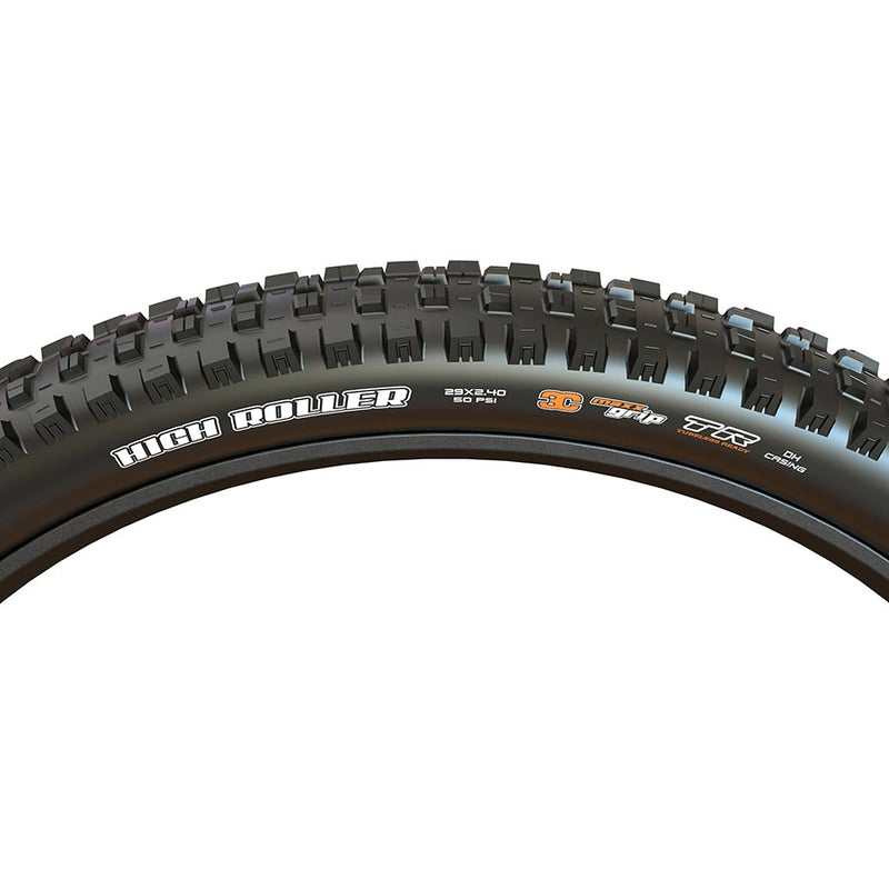Load image into Gallery viewer, Maxxis High Roller III Mountain Tire, 29"x2.40, Folding, Tubeless Ready, 3C Maxx Grip, EXO+, 60TPI, Black