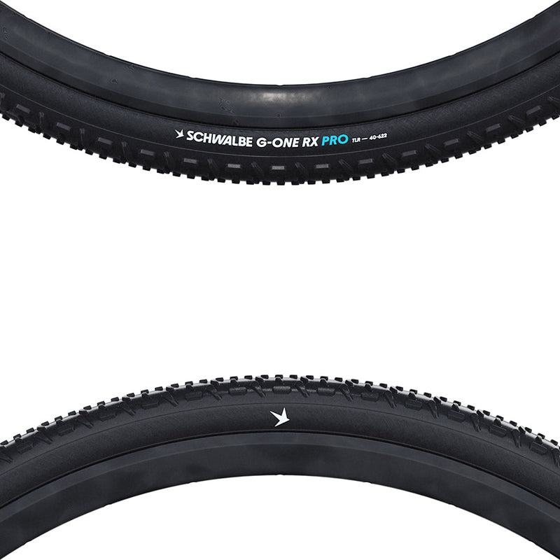 Load image into Gallery viewer, Schwalbe G-One RX Pro Gravel Tire, 28x2.00, Folding, Tubeless Ready, Addix Race, V-Guard, 67TPI, Black