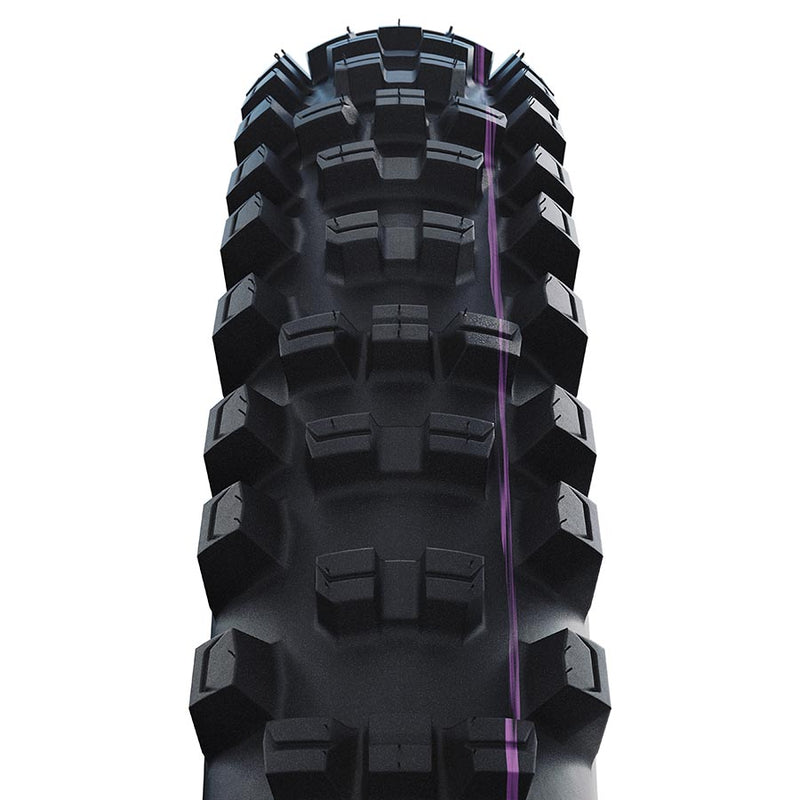 Load image into Gallery viewer, Schwalbe Shredda Rear Tire - 29 x 2.50, Tubeless, Folding, Black, Evolution Line, Gravity Pro, Addix Ultra Soft, Radial,