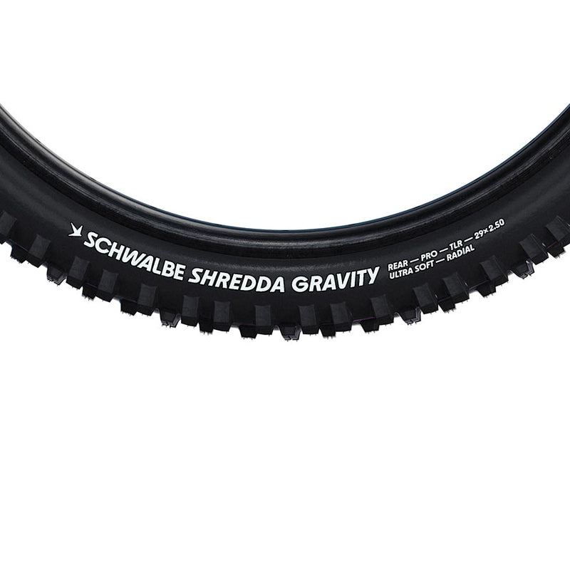 Load image into Gallery viewer, Schwalbe Shredda Rear Tire - 29 x 2.50, Tubeless, Folding, Black, Evolution Line, Gravity Pro, Addix Ultra Soft, Radial,