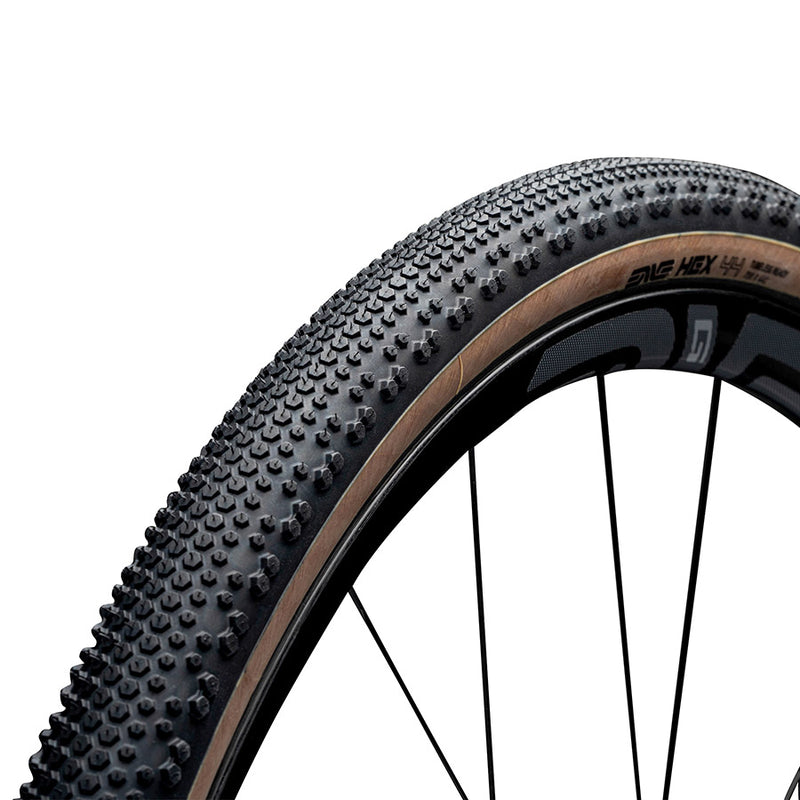 Load image into Gallery viewer, ENVE HEX Gravel Tire 700x44C Folding Tubeless-Ready, Lightweight Performance, Solid Traction, Black/Tan (Set of 2)