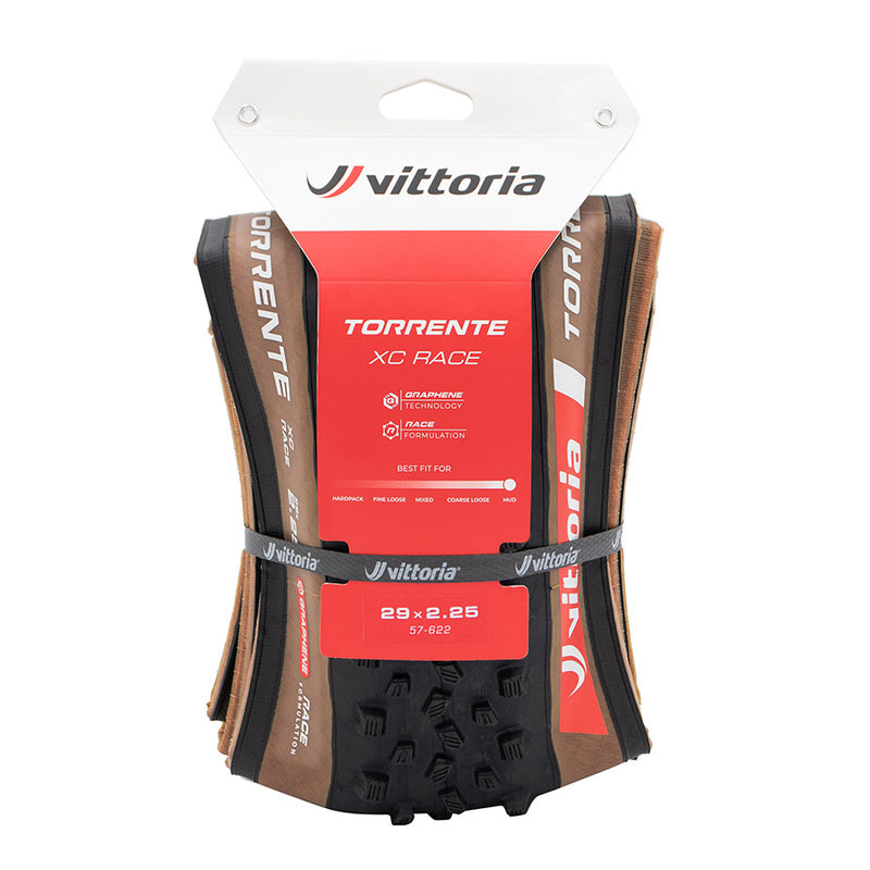 Load image into Gallery viewer, Vittoria TORRENTE Mountain Tire, 29x2.25, Folding, Tubeless Ready, Race Formulation Graphene + Silica, Nylon, 60TPI,