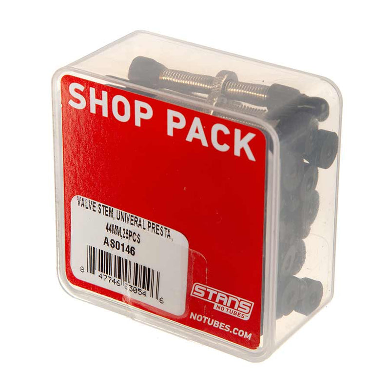 Load image into Gallery viewer, Stan's Tubeless Universal Valve Stems - Brass, 44mm, 25-pack