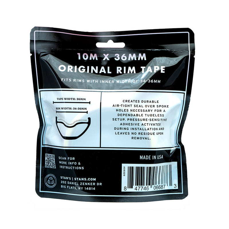 Load image into Gallery viewer, Stan's Original Tubeless Rim Tape, 36mm Width, 10m Roll