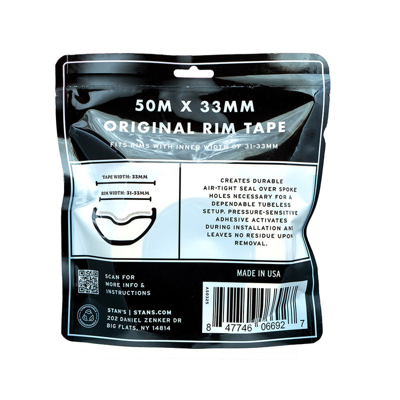 Load image into Gallery viewer, Stan's Original Tubeless Rim Tape, 33mm Width, 50m Roll