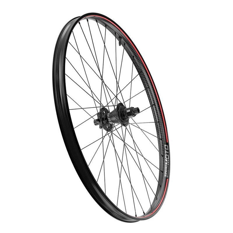 Load image into Gallery viewer, Zipp 3ZERO MOTO B1 Wheel Rear, 29'' / 622, Holes: 32, 12mm TA, 148mm, Disc IS 6-bolt, SRAM XD, Silver Logo/Silver Line