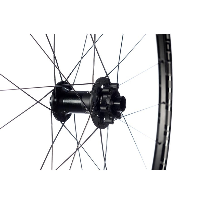 Load image into Gallery viewer, Stans No Tubes Podium SRD Wheel, Front, 29'' / 622, Holes: 24, 15mm TA, 110mm Boost, Disc IS 6-bolt