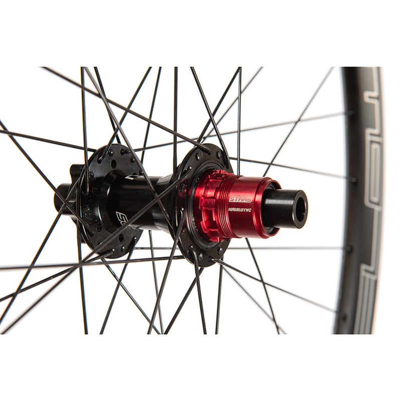 Load image into Gallery viewer, Stan's NoTubes Flow CB7 Rear Wheel 29in 12x148mm MicroSpline 6-Bolt Gray MTB