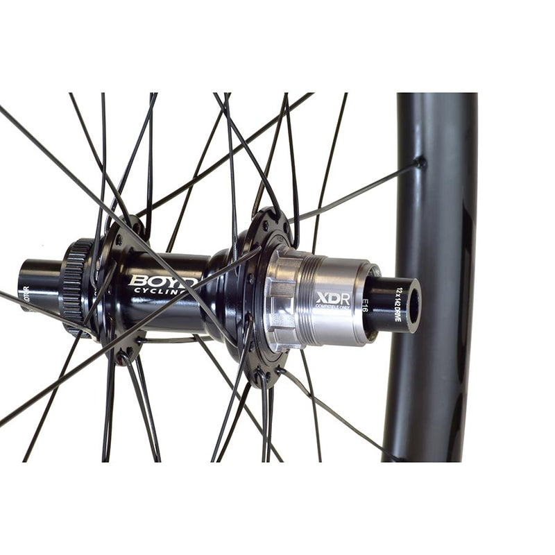 Load image into Gallery viewer, Boyd Cycling Jocassee Wheel Rear, 700C / 622, Holes: 28, 12mm TA, 142mm, Disc, SRAM XD-R