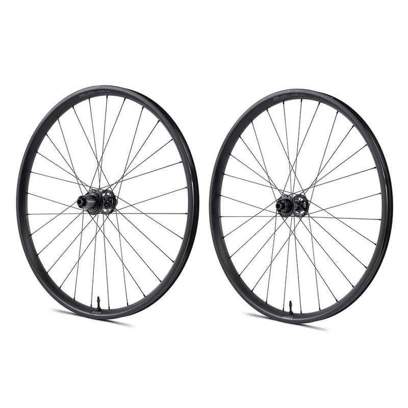 Load image into Gallery viewer, Seido Sinus Wheel Pair 650B / 584, Holes: 28, 12mm TA, F: 100mm, R: 142mm, Disc Center Lock, Pair