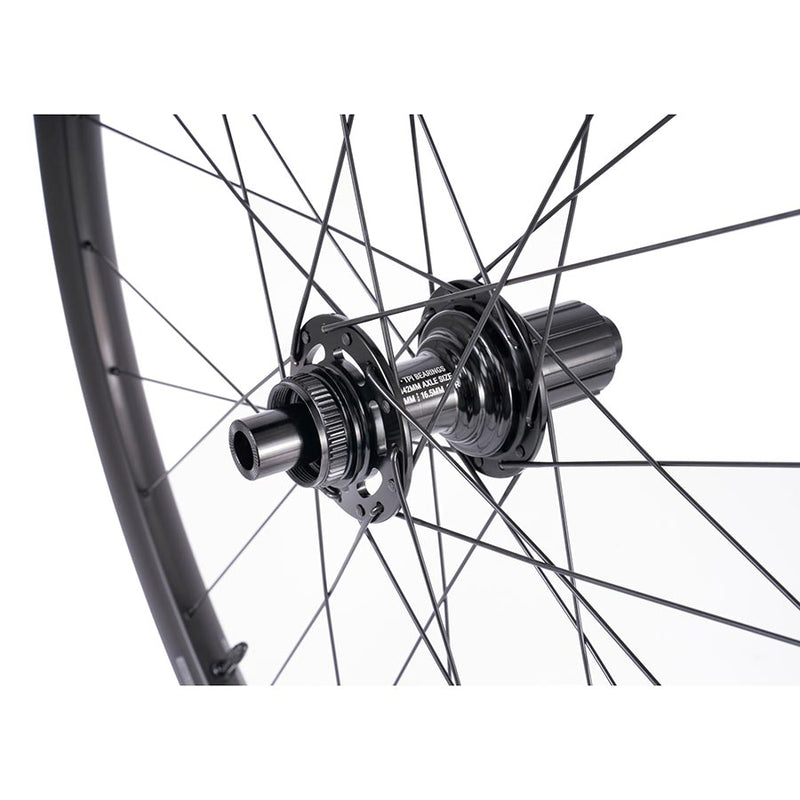 Load image into Gallery viewer, Seido Sinus Wheel Pair 650B / 584, Holes: 28, 12mm TA, F: 100mm, R: 142mm, Disc Center Lock, Pair
