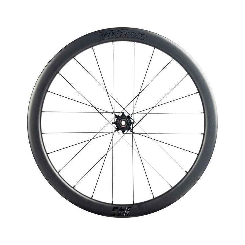 Load image into Gallery viewer, Vision SC 45 SL DISC Wheel Front and Rear, 700C / 622, Holes: F: 21, R: 24, F: TA 12mm, R: X 12mm, F: 100, R: 142, Disc