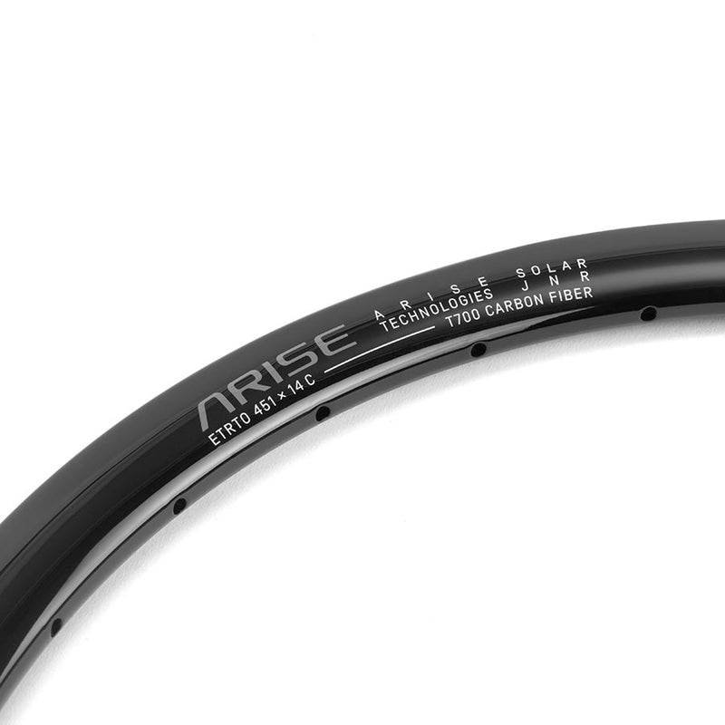 Load image into Gallery viewer, ARISE Solar Junior Front Rim, 20'', Holes: 28, Black