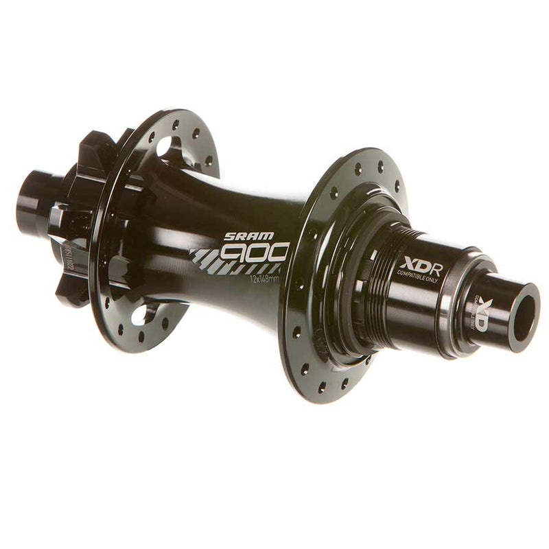 Load image into Gallery viewer, SRAM 900 Disc Hub Rear 28H, 12mm TAx148mm, SRAM XD-R, 6-bolts, Black