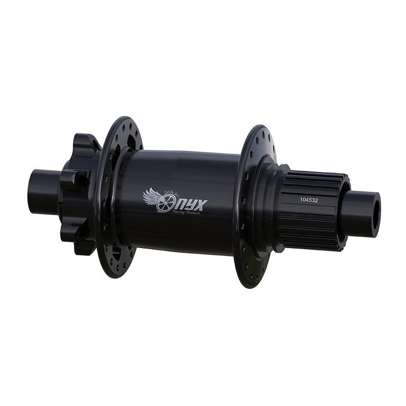 Load image into Gallery viewer, Onyx Racing Products MTB Boost, Disc Hub, Rear, 32H, 12mm TA, 148mm, Shimano Micro Spline, Black